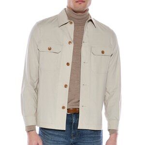 Hugo Boss Men's BOSS Carper Dual Pocket LS Button Overshirt Shacket Relaxed Fit